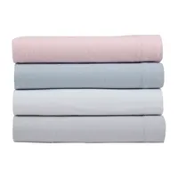 Laura Ashley 100% Cotton Brushed Flannel Deep Pocket Sheet Set