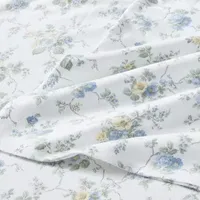 Laura Ashley 100% Cotton Brushed Flannel Sheet Set