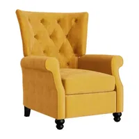 Habe Push Back Tufted Roll-Arm Recliner