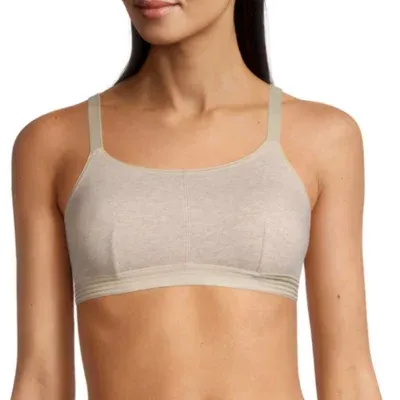 Ambrielle Organic Cotton Unlined Wirefree Comfort Bra