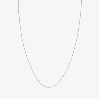 Silver Reflections Silver Reflections Pure Silver Over Brass 18 Inch Rope Chain Necklace