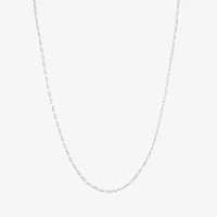 Silver Reflections Silver Reflections Pure Silver Over Brass 18 Inch Paperclip Chain Necklace