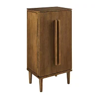 Powell Company Janice Walnut Jewelry Armoire