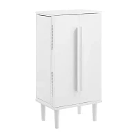 Powell Company Janice White Jewelry Armoire