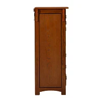 Powell Company Janice Oak Jewelry Armoire