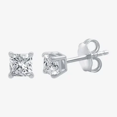 1/2 CT. T.W. Lab-Grown (G / SI1-SI2) Diamond 10K or 14K Gold Round Stud Earrings