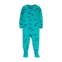 Carter's Purelysoft  Baby Boys Footed Long Sleeve One Piece Pajama