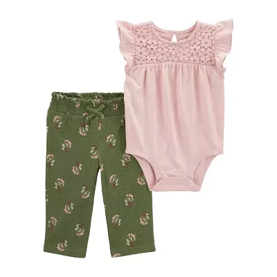 Carter's Baby Girls 2-pc. Pant Set