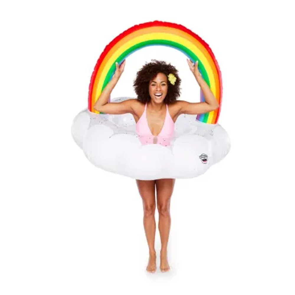 Big Mouth Rainbow Cloud Pool Float