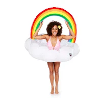 Big Mouth Rainbow Cloud Pool Float