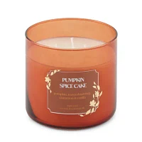 Distant Lands 14 Oz 3 Wick Pumpkin Spice Cake Solid Scented Jar Candle