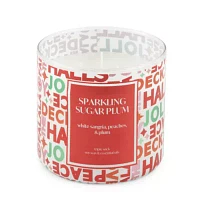 Distant Lands 14 Oz 3 Wick Sparkling Sugar Plum Scented Jar Candle