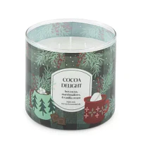 Distant Lands 14 Oz 3 Wick Cocoa Delight Scented Jar Candle