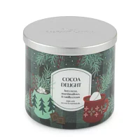 Distant Lands 14 Oz 3 Wick Cocoa Delight Scented Jar Candle