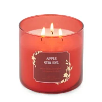 Distant Lands 14 Oz 3 Wick Apple Strudel Solid Scented Jar Candle