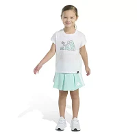 adidas Little Girls 2-pc. Skort Set