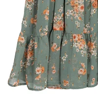 Rare Editions Big Girls Short Sleeve Puffed A-Line Dress