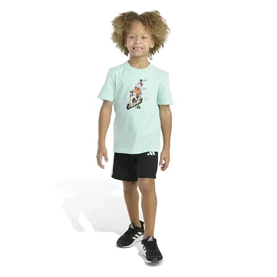 adidas Little Boys 2-pc. Short Set