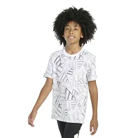 adidas Big Boys Crew Neck Short Sleeve Graphic T-Shirt
