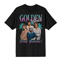 Mens Short Sleeve Golden Girls Graphic T-Shirt