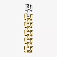 Bold Elements Two Tone Womens Drop Earrings