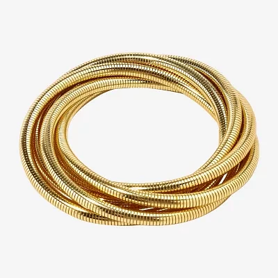Bold Elements Gold Tone Womens 5-pc. Bracelet Set