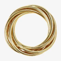 Bold Elements Gold Tone Womens 5-pc. Bracelet Set
