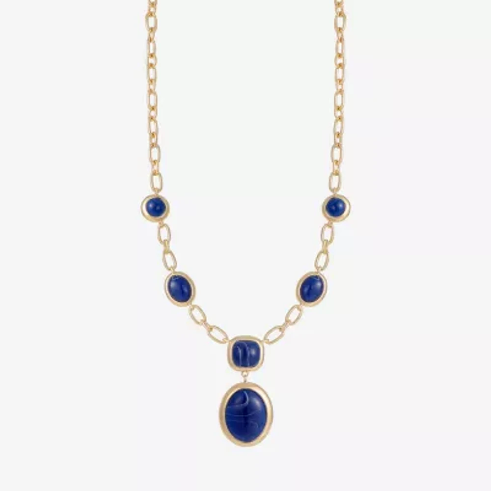 Monet Jewelry Gold Tone Womens 18 Inch Y Necklace
