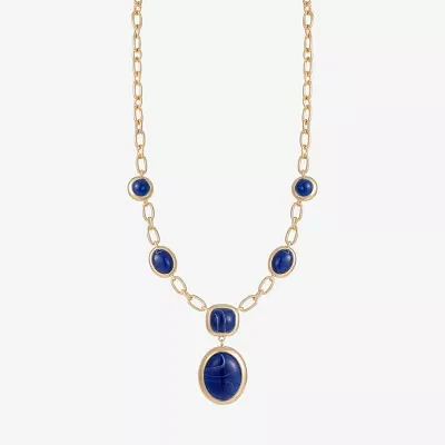 Monet Jewelry Gold Tone Womens 18 Inch Y Necklace