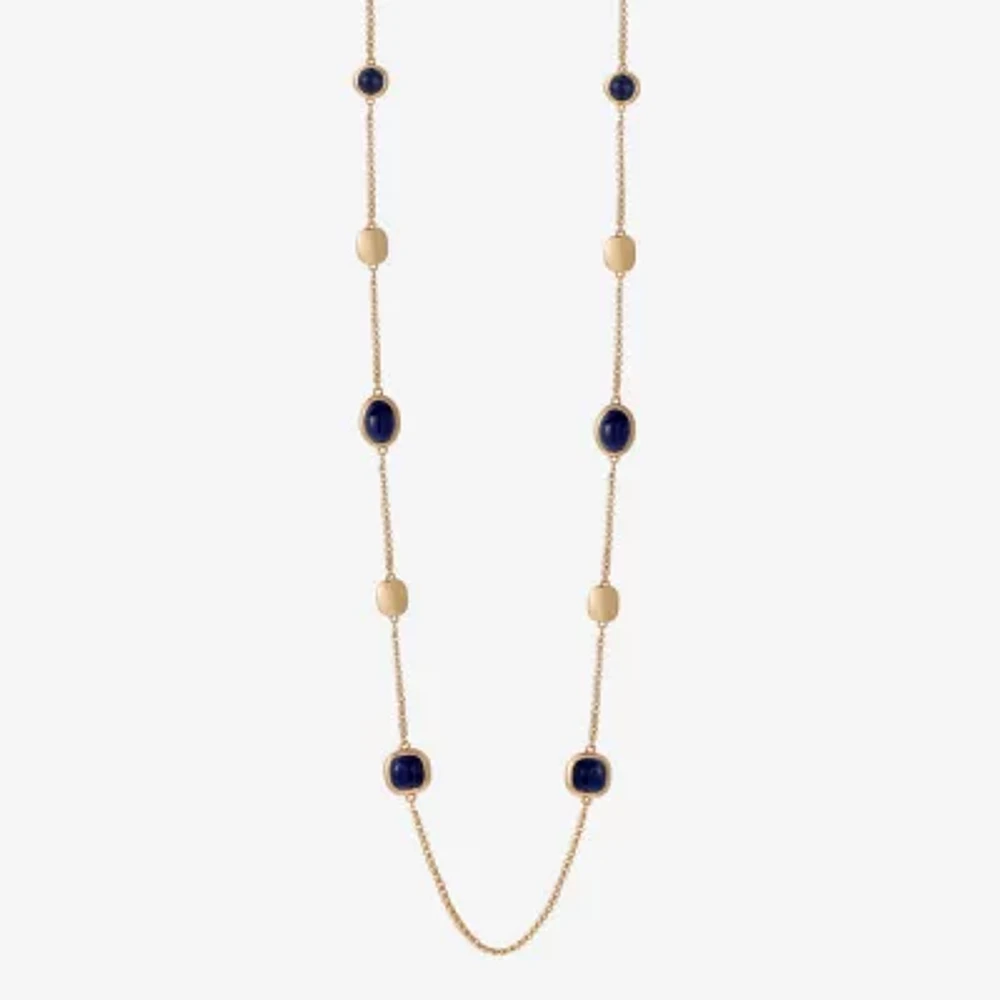 Monet Jewelry Gold Tone Womens 36 Inch Strand Necklace