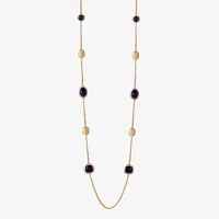 Monet Jewelry Gold Tone Womens 36 Inch Strand Necklace