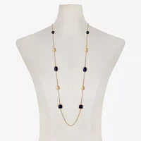 Monet Jewelry Gold Tone Womens 36 Inch Strand Necklace