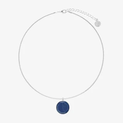 Liz Claiborne Circle Womens 18 Inch Pendant Necklace