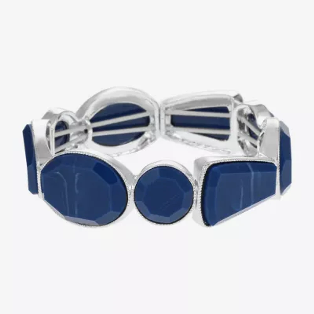 Liz Claiborne Multi Shape Womens Oval Stretch Bracelet