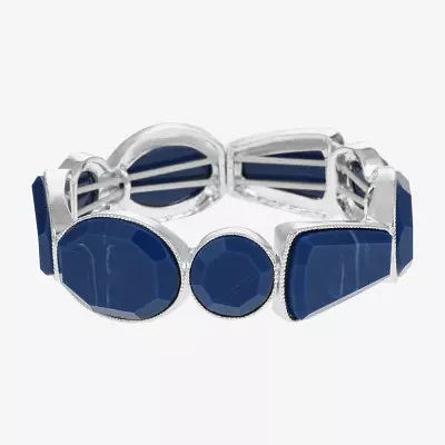 Liz Claiborne Multi Shape Womens Oval Stretch Bracelet