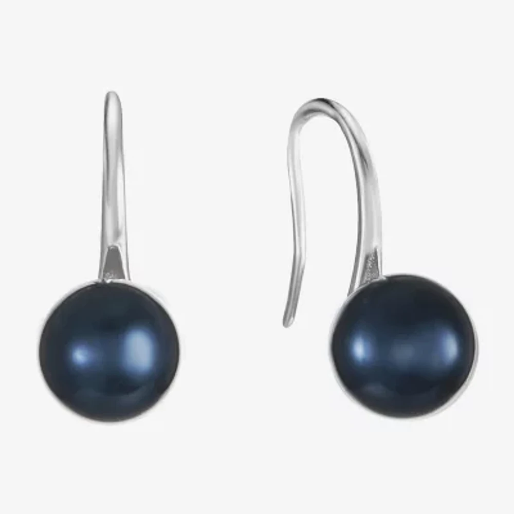 Monet Jewelry Timeless Womens Simulated Pearl Round Drop Earrings