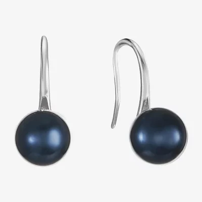 Monet Jewelry Timeless Womens Simulated Pearl Round Drop Earrings