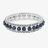 Monet Jewelry Simulated Pearl Round Stretch Bracelet