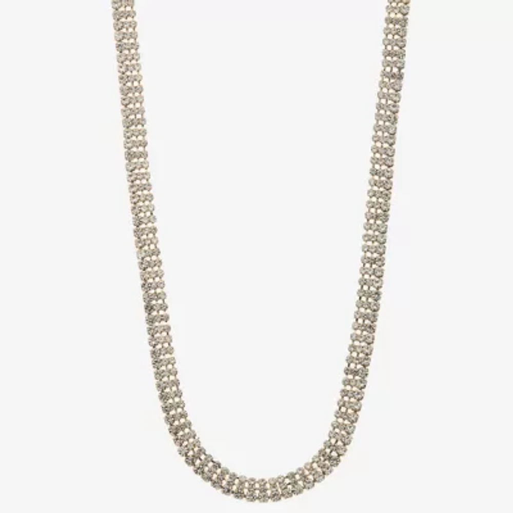 Monet Jewelry Timeless Gold Tone Womens 18 Inch Collar Necklace