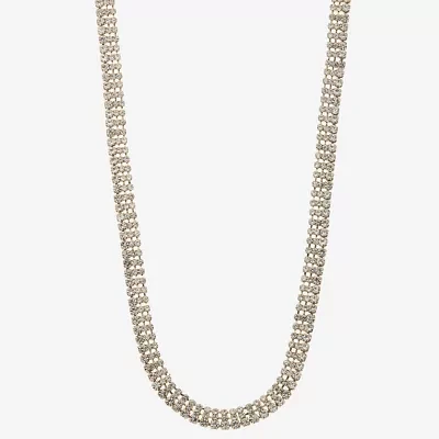 Monet Jewelry Timeless Gold Tone Womens 18 Inch Collar Necklace