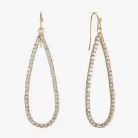 Monet Jewelry Timeless Gold Tone Womens Glass Drop Earrings