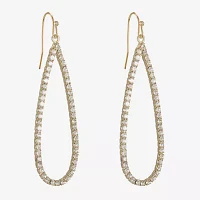 Monet Jewelry Timeless Gold Tone Womens Glass Drop Earrings