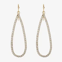Monet Jewelry Timeless Gold Tone Womens Glass Drop Earrings