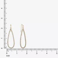 Monet Jewelry Timeless Gold Tone Womens Glass Drop Earrings