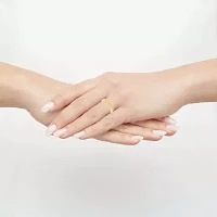 Womens 6MM 14K Gold Round Band