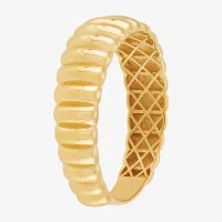 Womens 6MM 14K Gold Round Band
