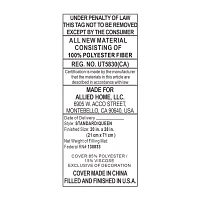 Fruit of the Loom Ultra Comfort Soft/Medium Density Bed Pillow