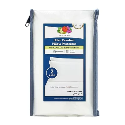 Fruit of the Loom Ultra Comfort 2 Pack Pillow Protector