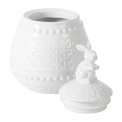 Martha Stewart Bunny Stoneware Treat Jar
