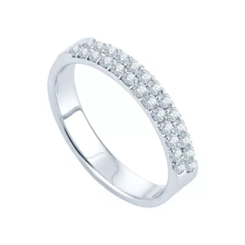 CT.T.W. Natural Diamond Band 14K White Gold